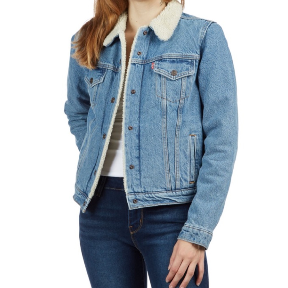 Levi’s Sherpa lined denim jacket